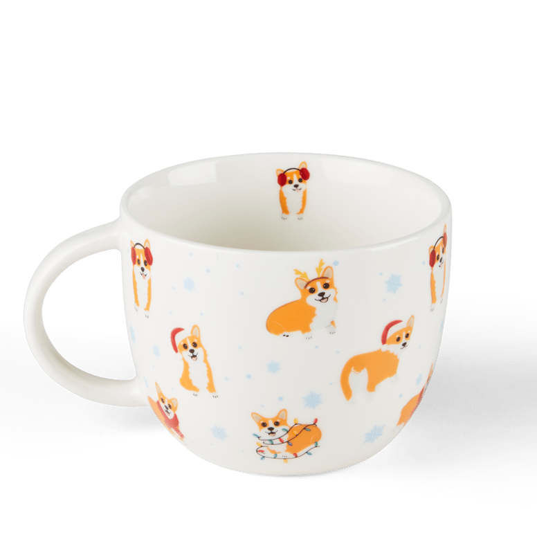 Casa X-MAS CORGIES MUG 40CL