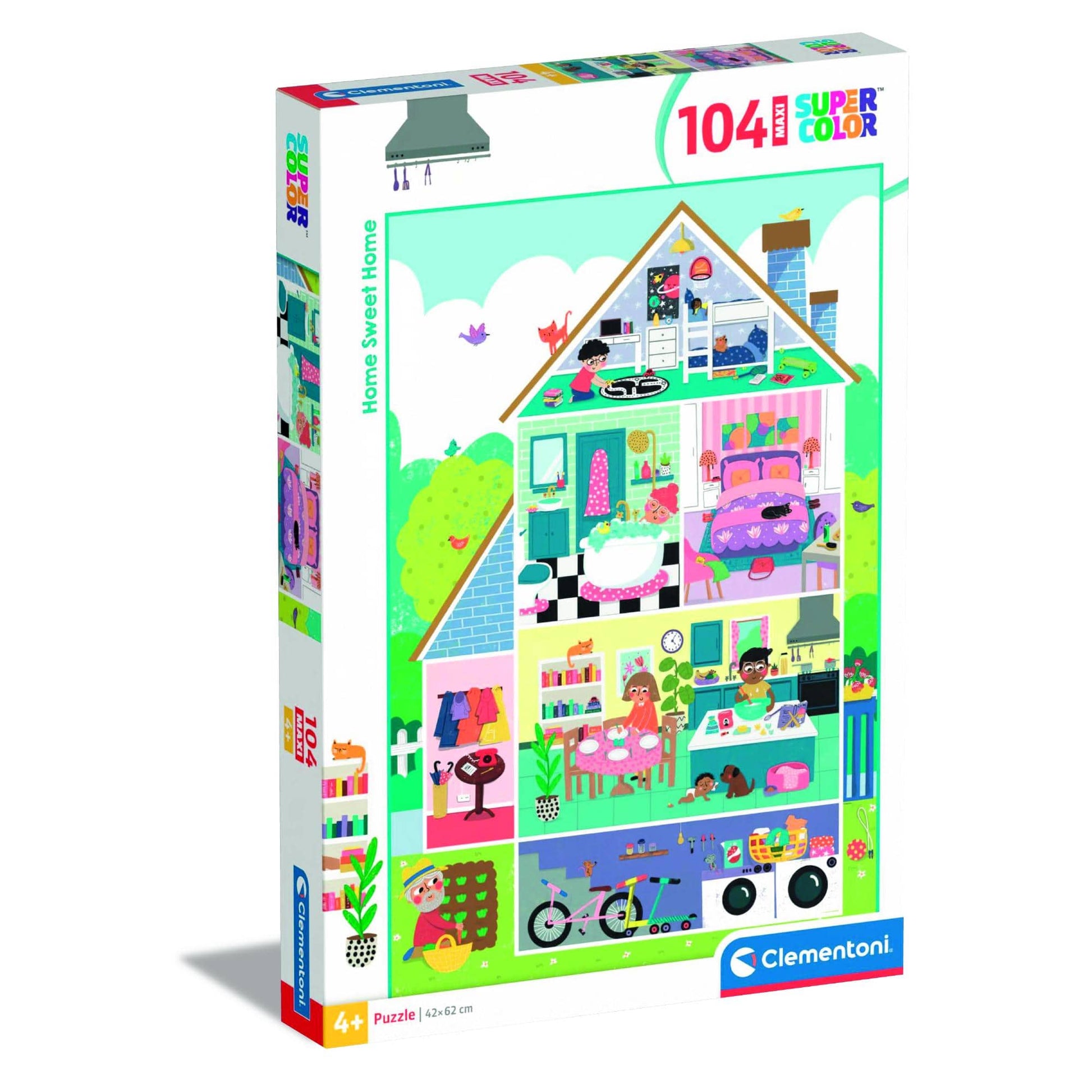 Toys Home Sweet Home - Maxi 104 pieces