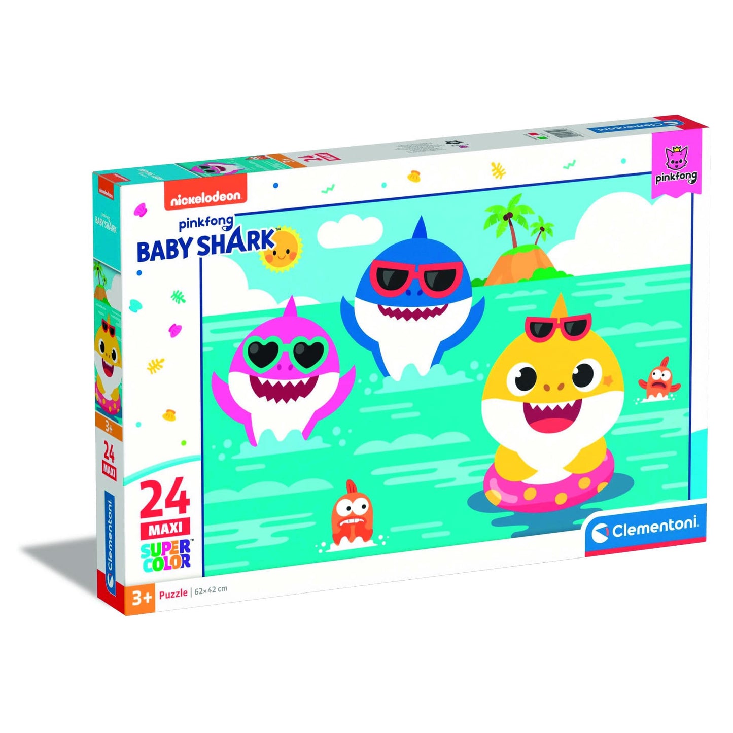 Toys 24 Piece Maxi Puzzle - Supercolor: Baby Shark