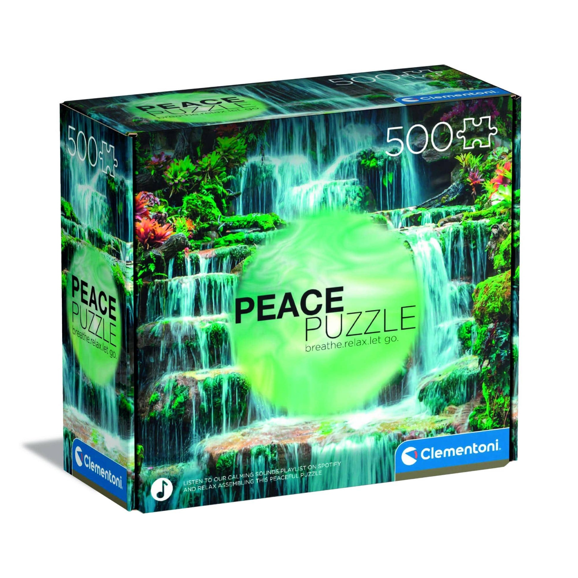 Toys 500 Piece Jigsaw Puzzle - Peace Puzzle: The Waterfall