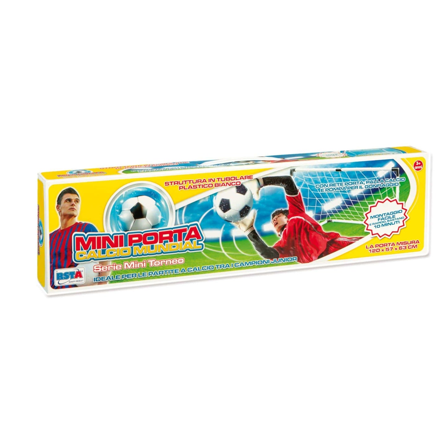 Toys Mundial - Miniporta da Calcio (120x63 cm)