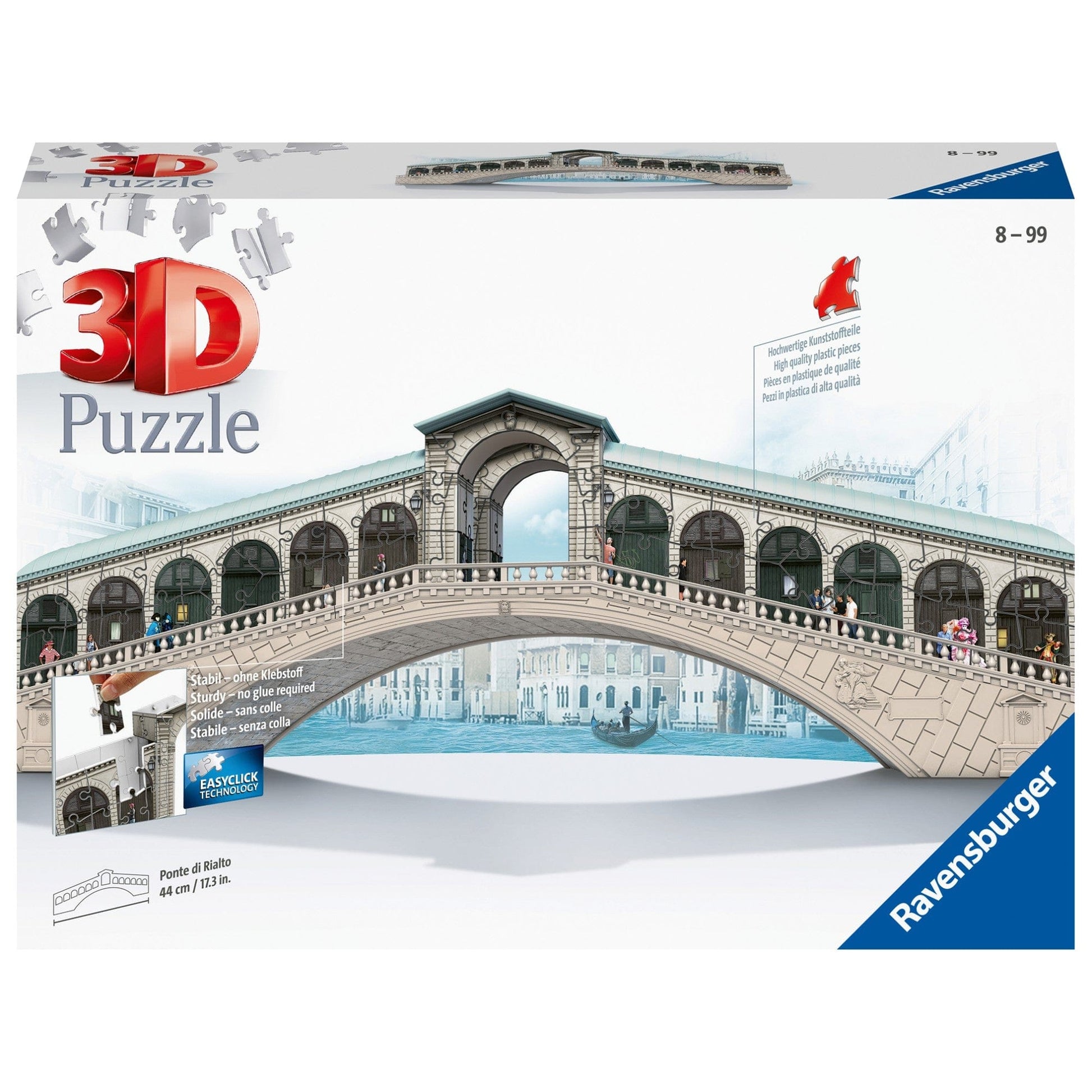 Toys 216 Piece 3D Puzzle - Rialto Bridge