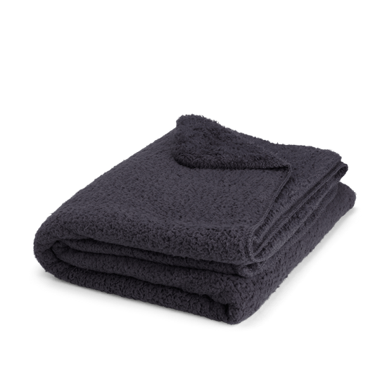 SHEEP Anthracite throw, W 150 x L 200 cm