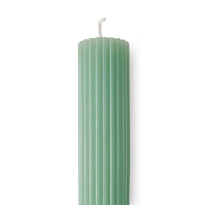 Casa RIB CANDLE GREEN 25CM