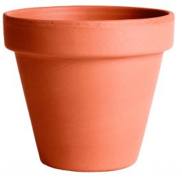 STANDARD TERRACOTTA VASE DIAMETER 25XH22 CM