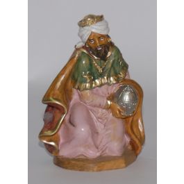 MULATTO WIZARD KING 16 CM LUX WOOD TYPE MADE IN ITALY