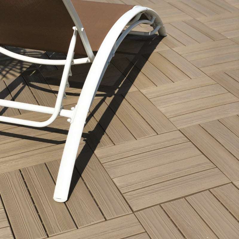 1SQM EASYWOOD CAPPUCCINO TILE 39X18X1.7 - best price from Maltashopper.com BR500010590