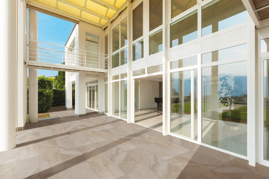 Bricocenter HARDSCAPE PORCELAIN ETNA CAPPUCCINO 40X80X2 CM