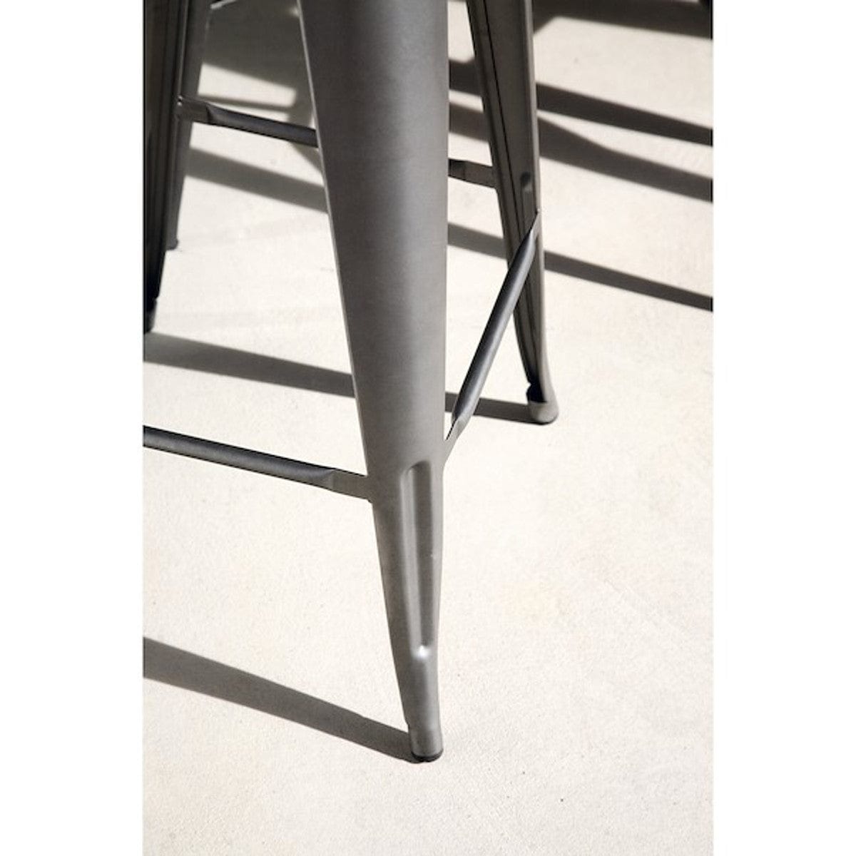 Bricocenter Bar stool 76X46.5X46.6 steel bamboo