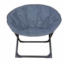 MOON STEEL POLYESTER FOLDING CHAIR ANTHRACITE
