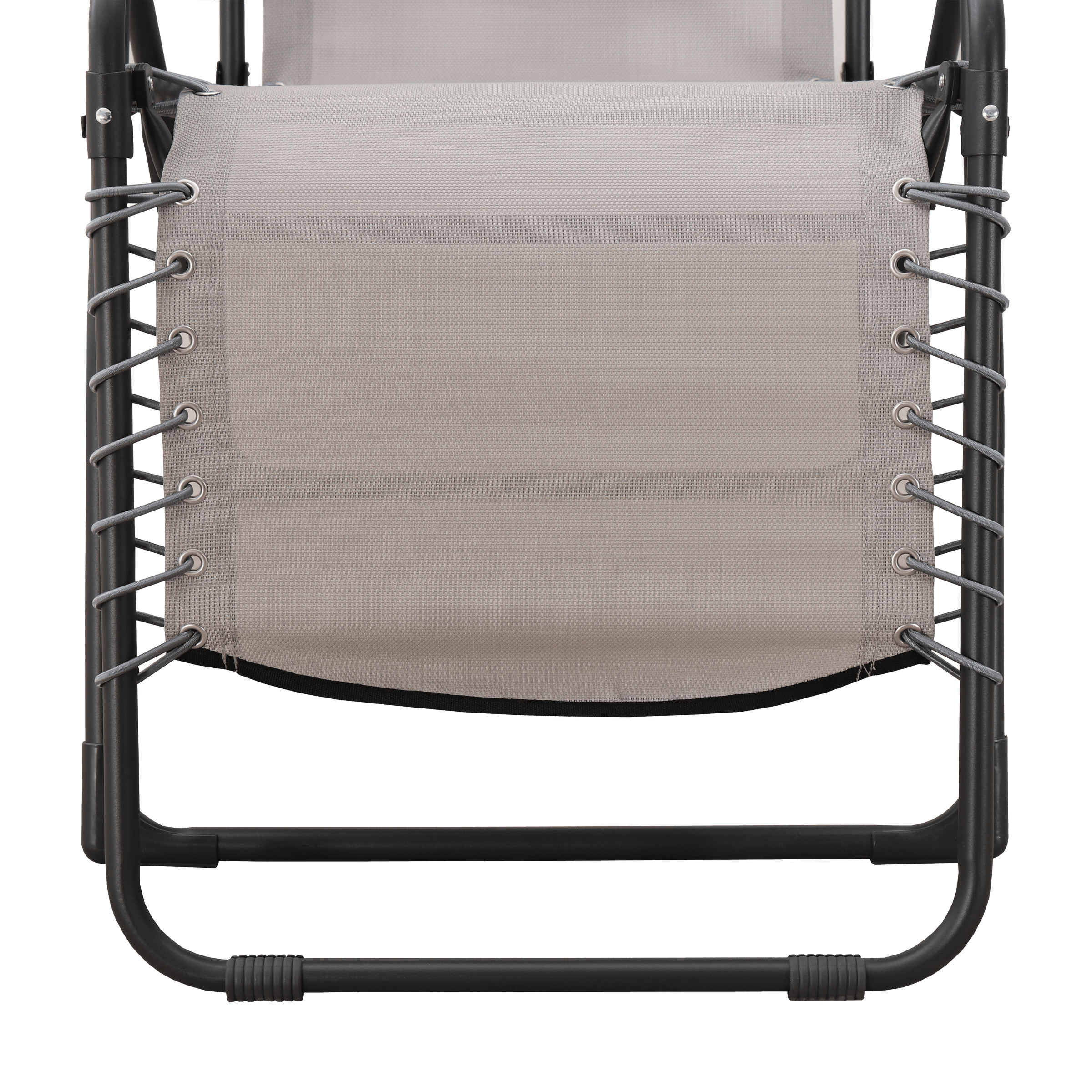 Bricocenter Multiple relaxation armchair in textilene, steel with tortora, padded, cushion