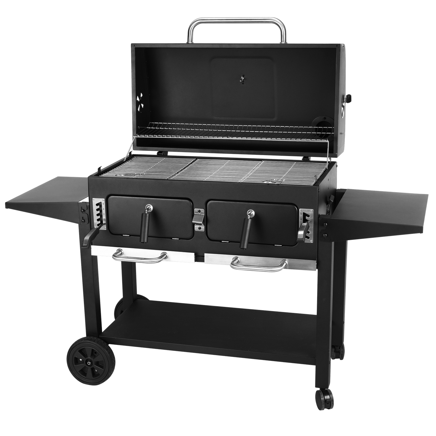 Bricocenter KING SIZE CHARCOAL BARBECUE With 2 independent burners