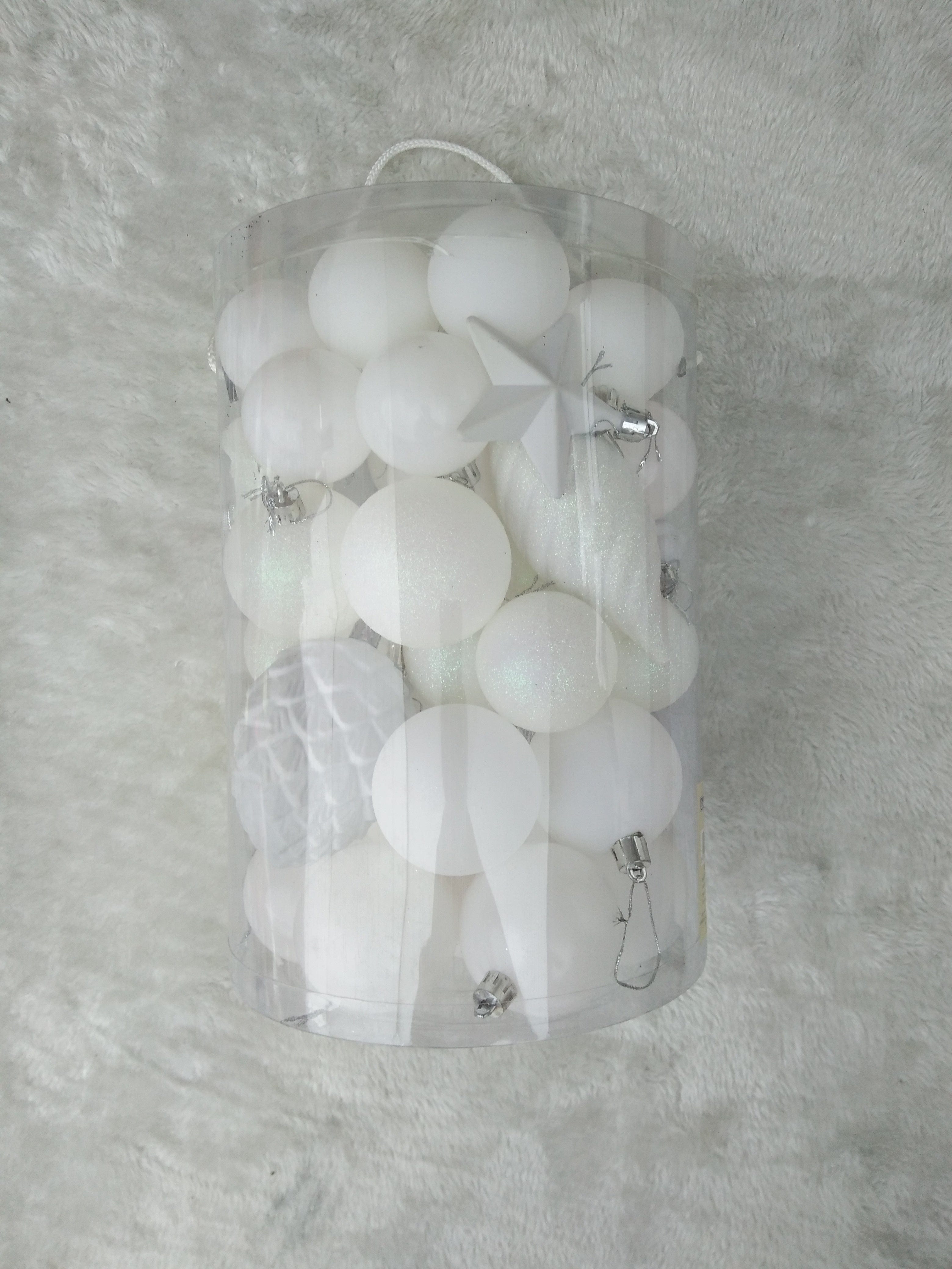 Bricocenter BOX 50 PLASTIC BALLS WHITE COLOR