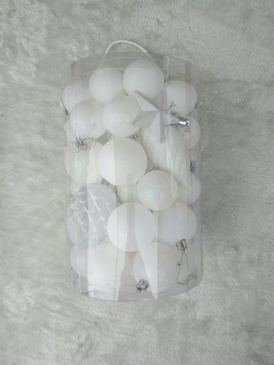 Bricocenter BOX 50 PLASTIC BALLS WHITE COLOR