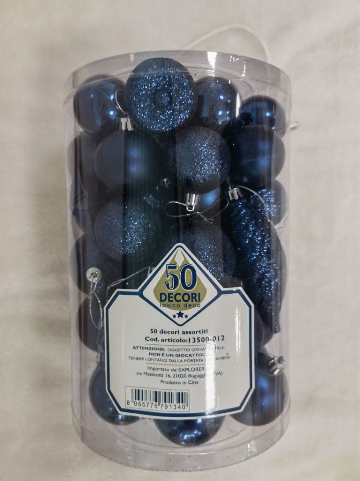 Bricocenter BOX 50 BALLS BLUE COLOR