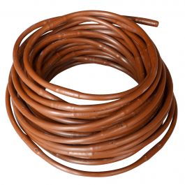 4X6MM BROWN TUBING WITH INTEGRATED DRIP CAPS