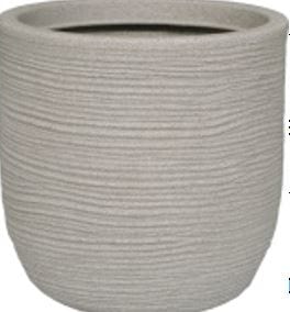 Bricocenter VASO CONCHINO RIGATO SHABBY CORI D.55 CORDA