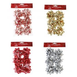 6 ROSETTES DIAM 10 ASSORTED COLORS