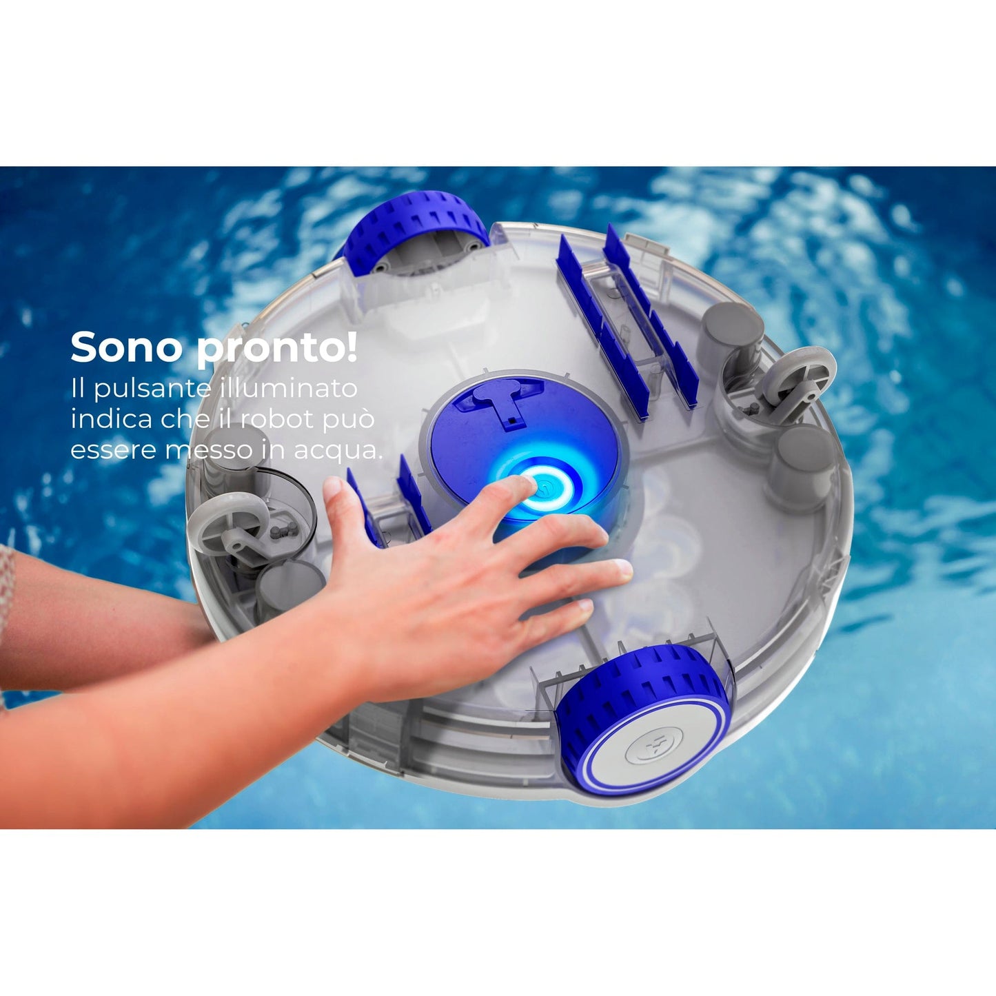 Bricocenter RBR75 BATTERY ROBOT FOR POOLS UP TO 10x5 m