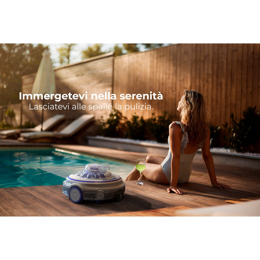 Bricocenter RBR75 BATTERY ROBOT FOR POOLS UP TO 10x5 m