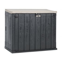 SHED STORA WAY GARDEN CABINET 129.5x74.5x111H ANTHACITE WOOD EFFECT
