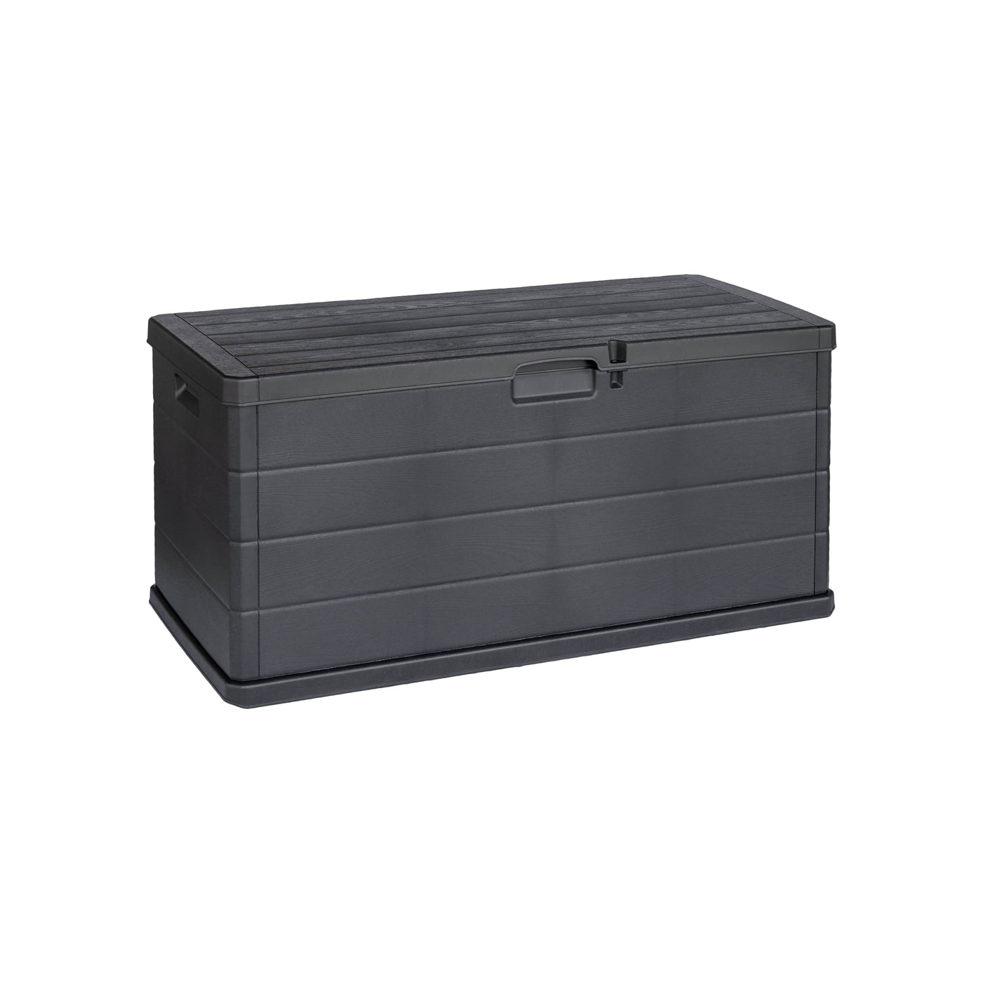 Bricocenter BAULE DA GIARDINO ALPHA 340 LT 118.8x58.9x56.7 CM ANTRACITE