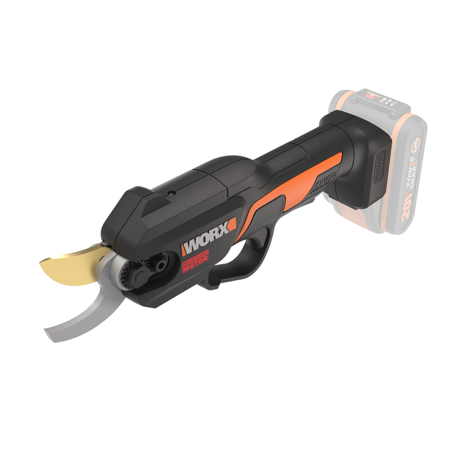WORX BATTERY OPERATED SCISSORS 20V CUT 25MM BATTERY AND CHARGE NOT INCLUDED