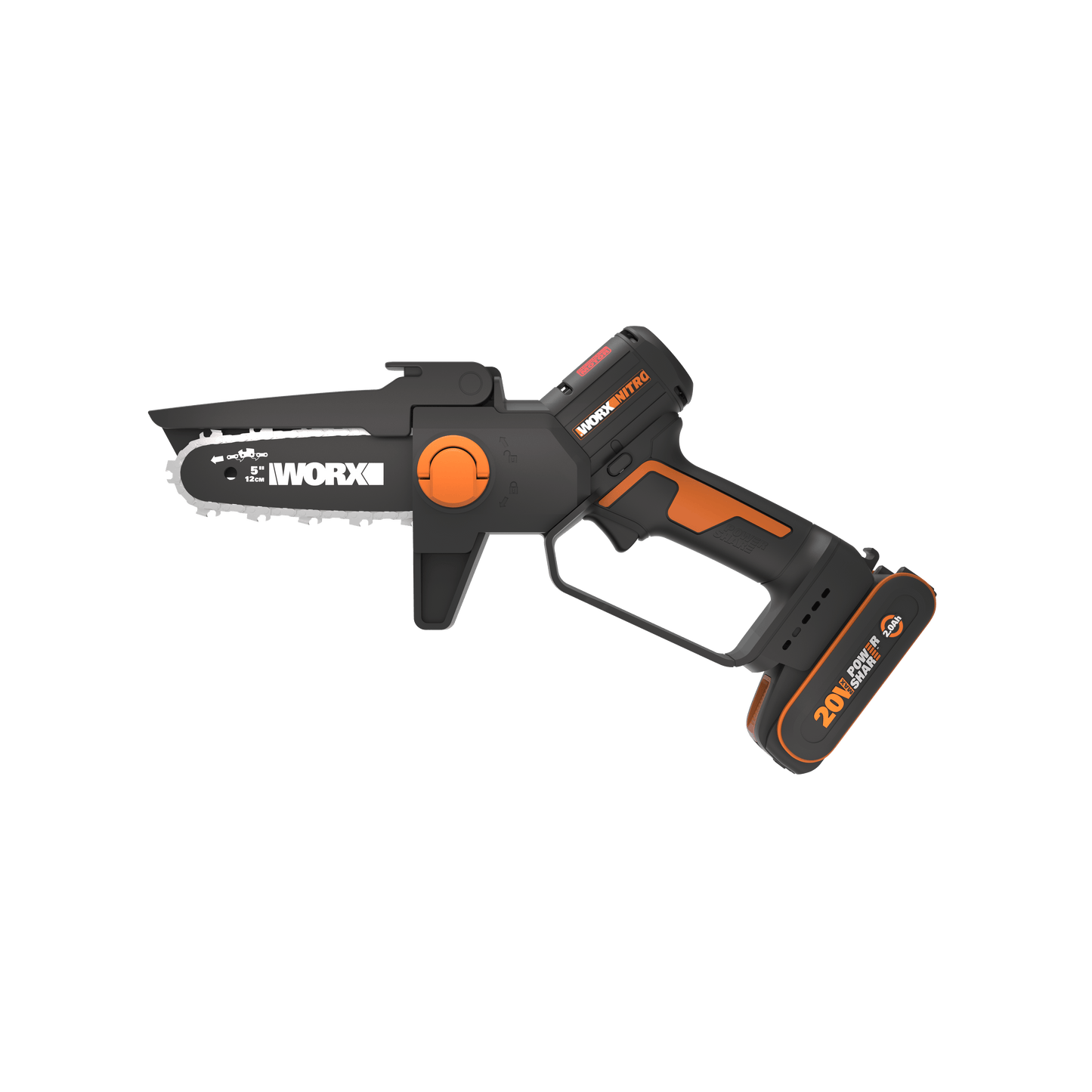 Bricocenter WORX BATTERY OPERATED 20V MULTIFUNCTION PRUNER 12CM BLADE WITH QUICK BATTERY CHARGER