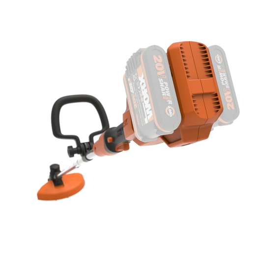 WORX 40V CORDLESS BRUSHCUTTER CUT 33 CM BATTERY AND CHARGE NOT INCLUDED