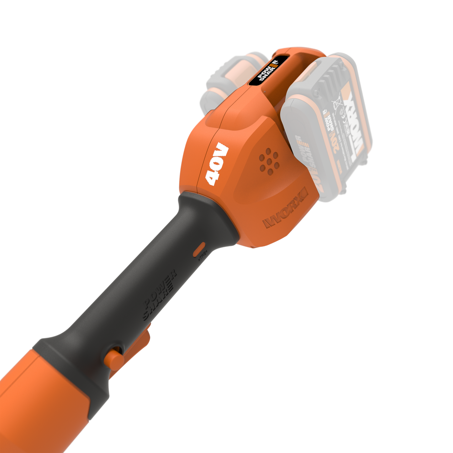 WORX 40V CORDLESS BRUSHCUTTER CUT 33 CM BATTERY AND CHARGE NOT INCLUDED