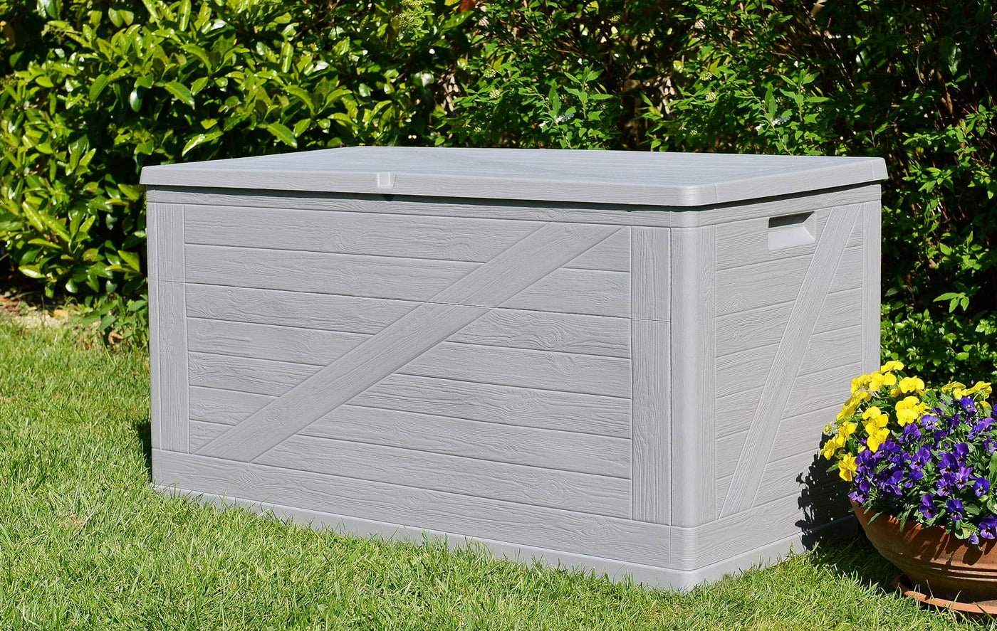 Bricocenter WOOD TRUNK 420LT DOVE GREY 120X56X63H.CM WOOD FINISH