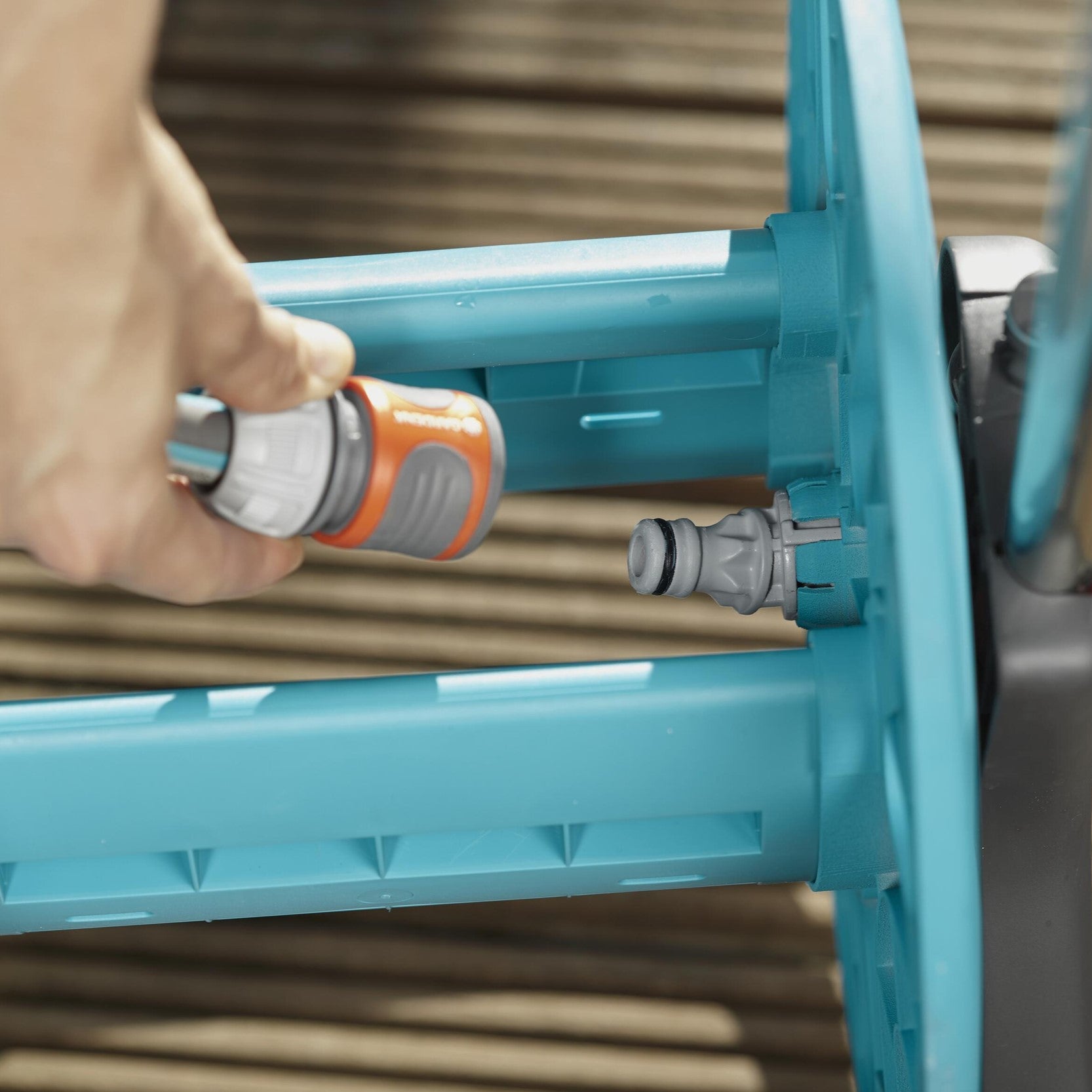 CLEVER ROLL S HOSE REEL TROLLEY ASSEMBLED WITH 13MM HOSE 25MT
