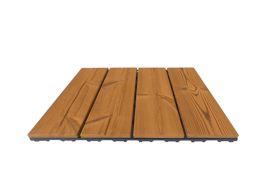 Piastrella smartdeck thermowood naturale 60x60