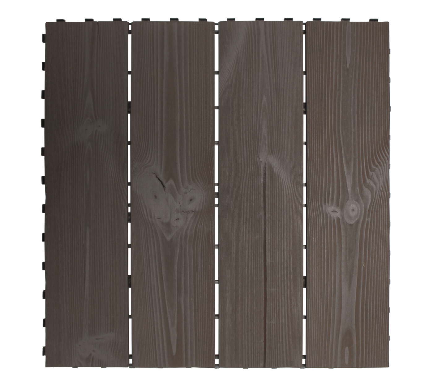 Smartdeck Thermowood anthracite tile, 60x60