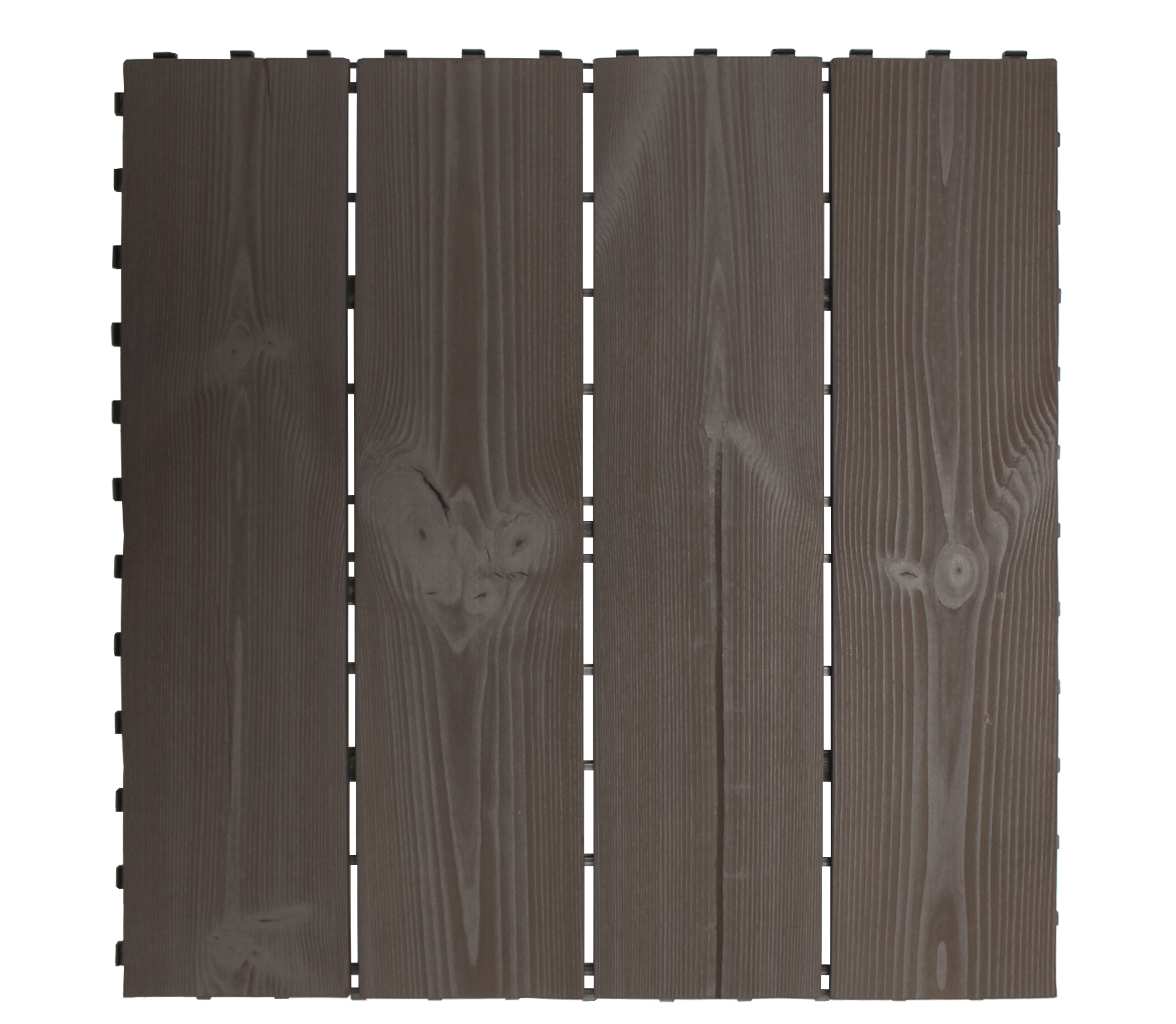 Smartdeck Thermowood anthracite tile, 60x60