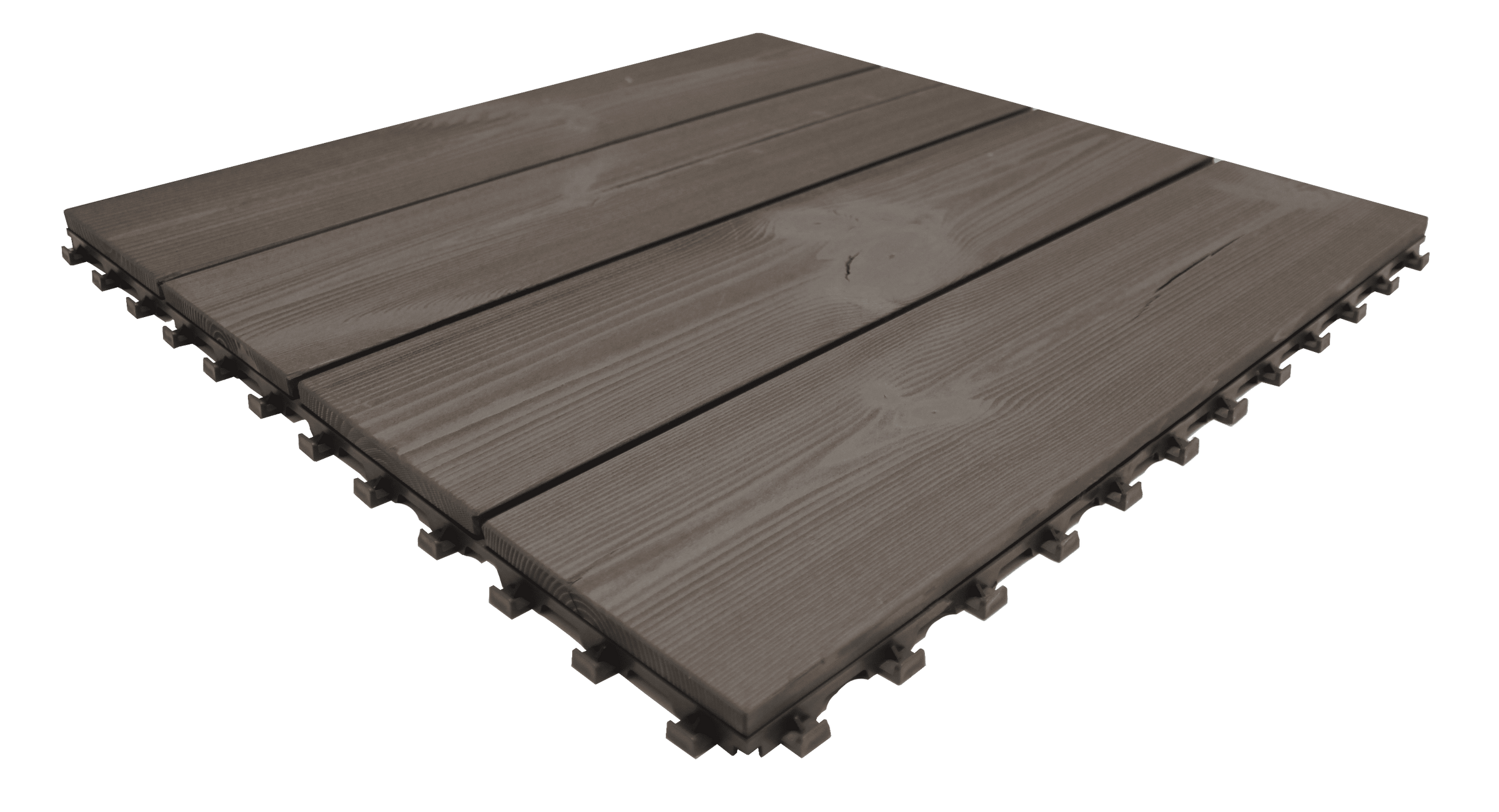 Smartdeck Thermowood anthracite tile, 60x60