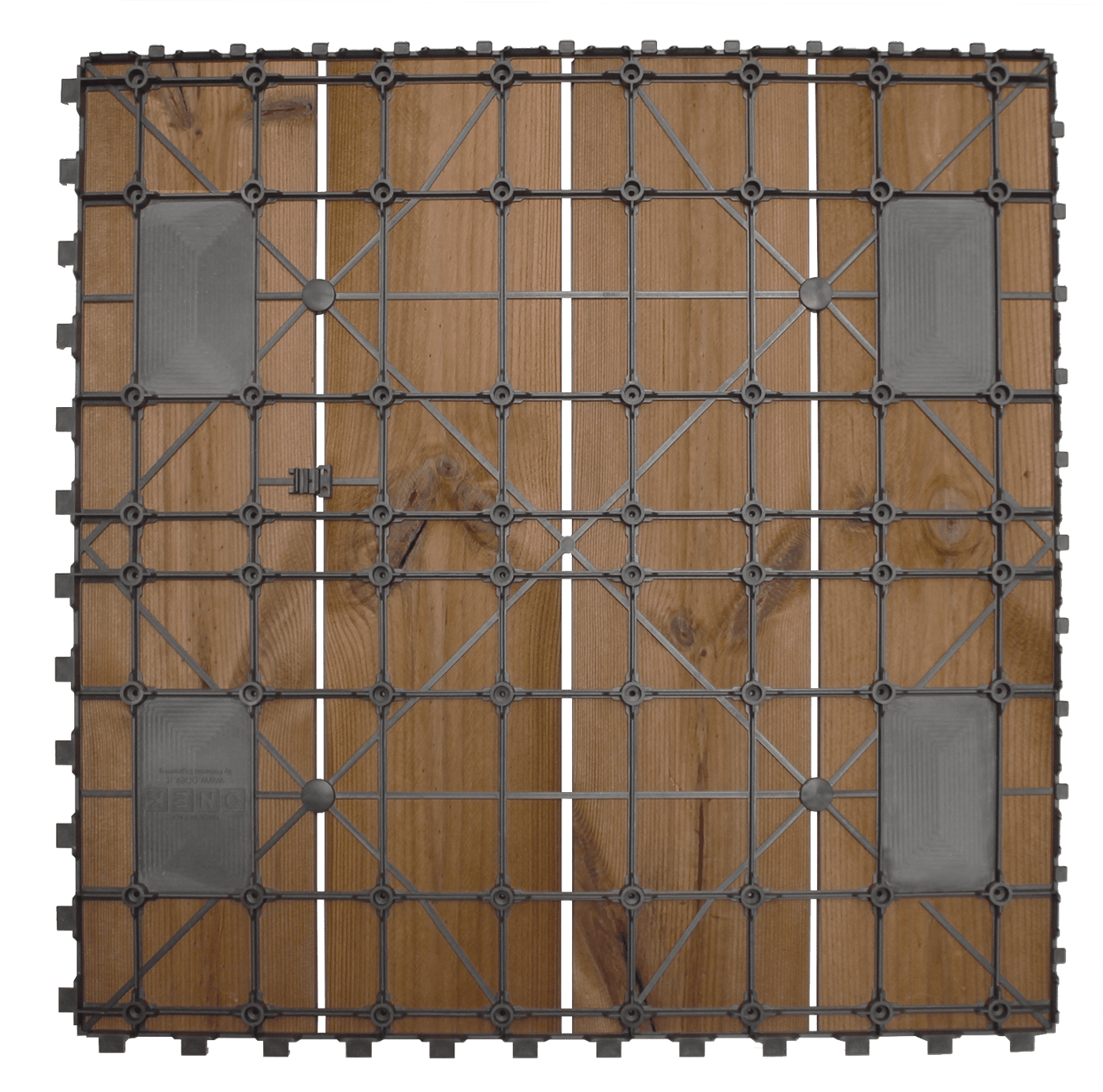 Smartdeck Thermowood anthracite tile, 60x60