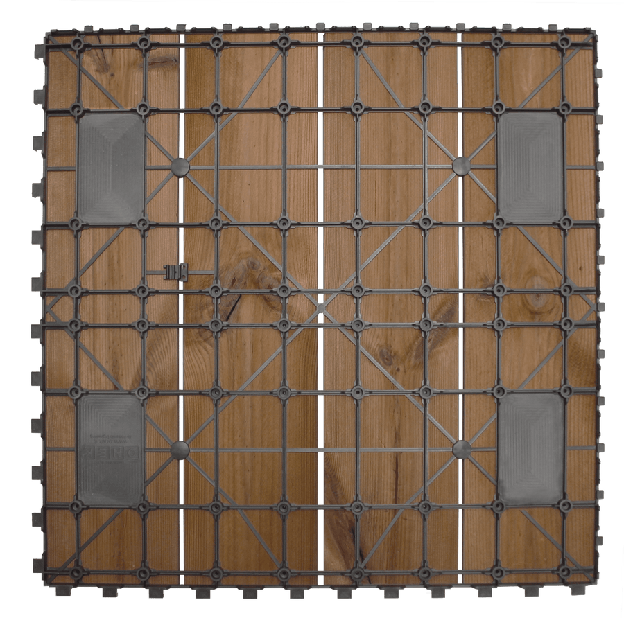 Piastrella smartdeck thermowood antracite 60x60