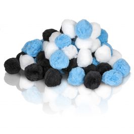 500GR AQUALOON BOX 3 KINDS OF BALLS MADE OF RECYCLED PET MATERIAL