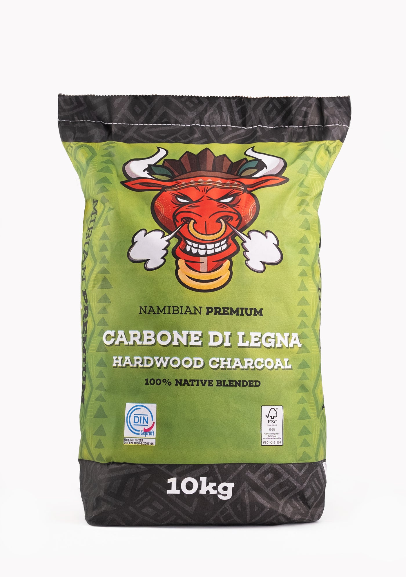 10kg of FSC-certified charcoal