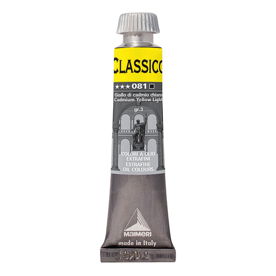 COLORE AD OLIO CLASSICO 20ML GIALLO DI CADMIO CHIARO