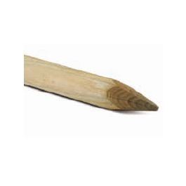 ROUND POLE WITH SPIKE DIAMETER 5 X H 100 CM MADE OF AUTOCLAVE-TREATED PINE WOOD