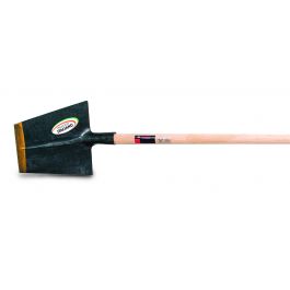 FORGED SQUARE HASSO SHOVEL WITH FSC BEECH WOOD HANDLE CM 140