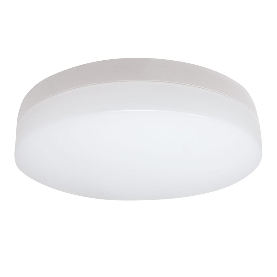 Bricocenter GEMINI METAL CEILING LIGHT WHITE D30 24W TWILIGHT WITH MOTION SENSOR