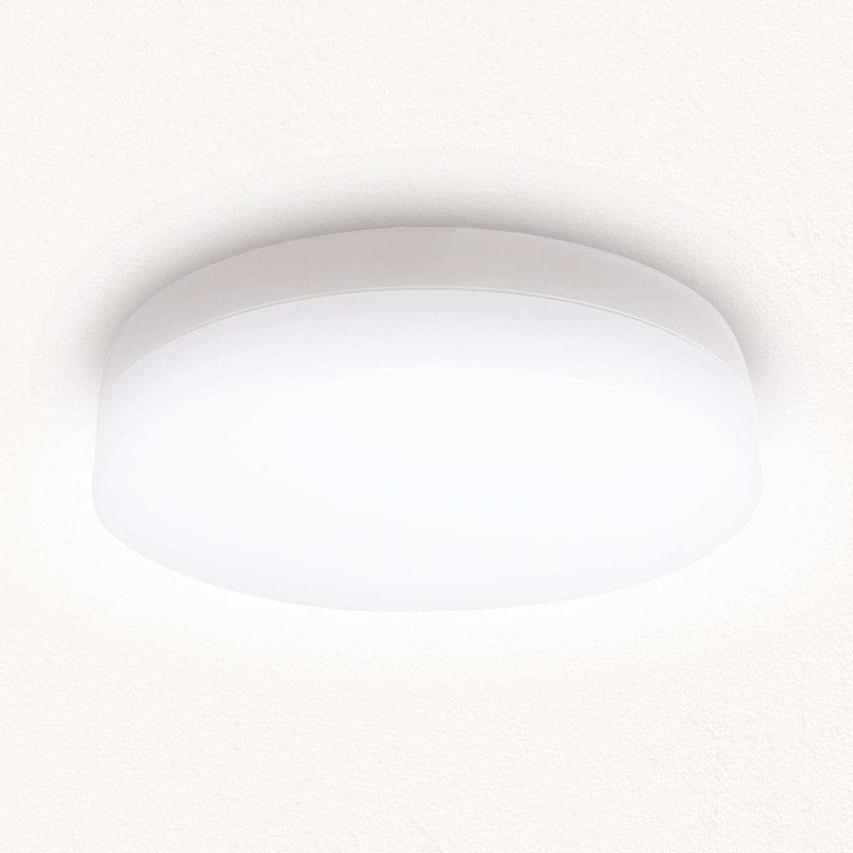 GEMINI METAL CEILING LIGHT WHITE D30 24W TWILIGHT WITH MOTION SENSOR