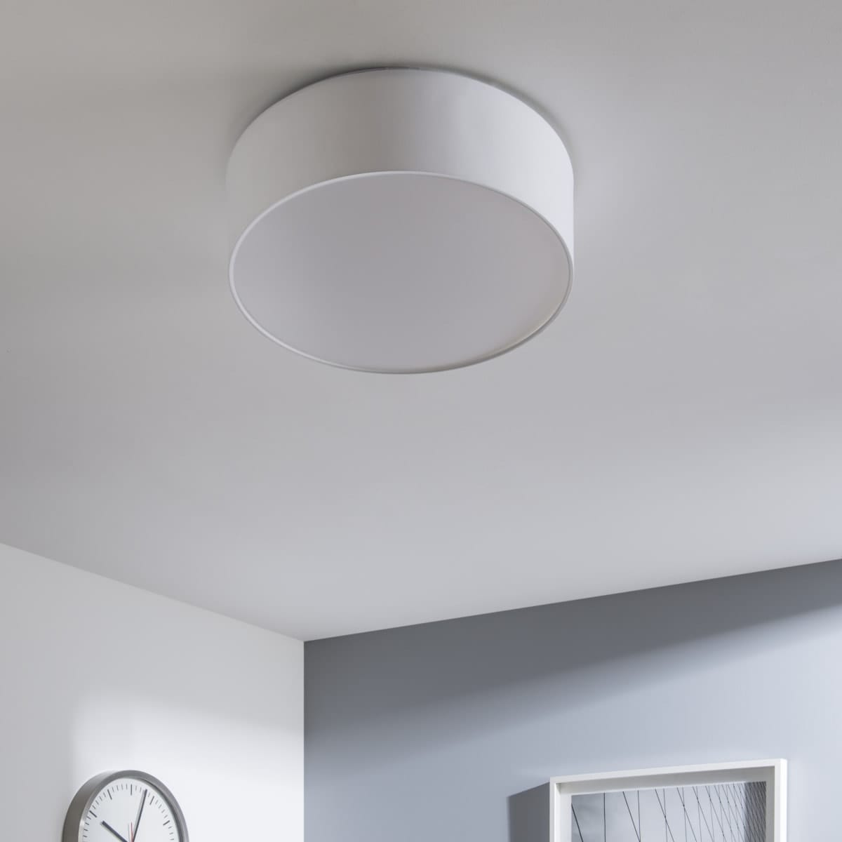 Bricocenter SITIA CEILING LIGHT FABRIC WHITE D48 3XE27=40W