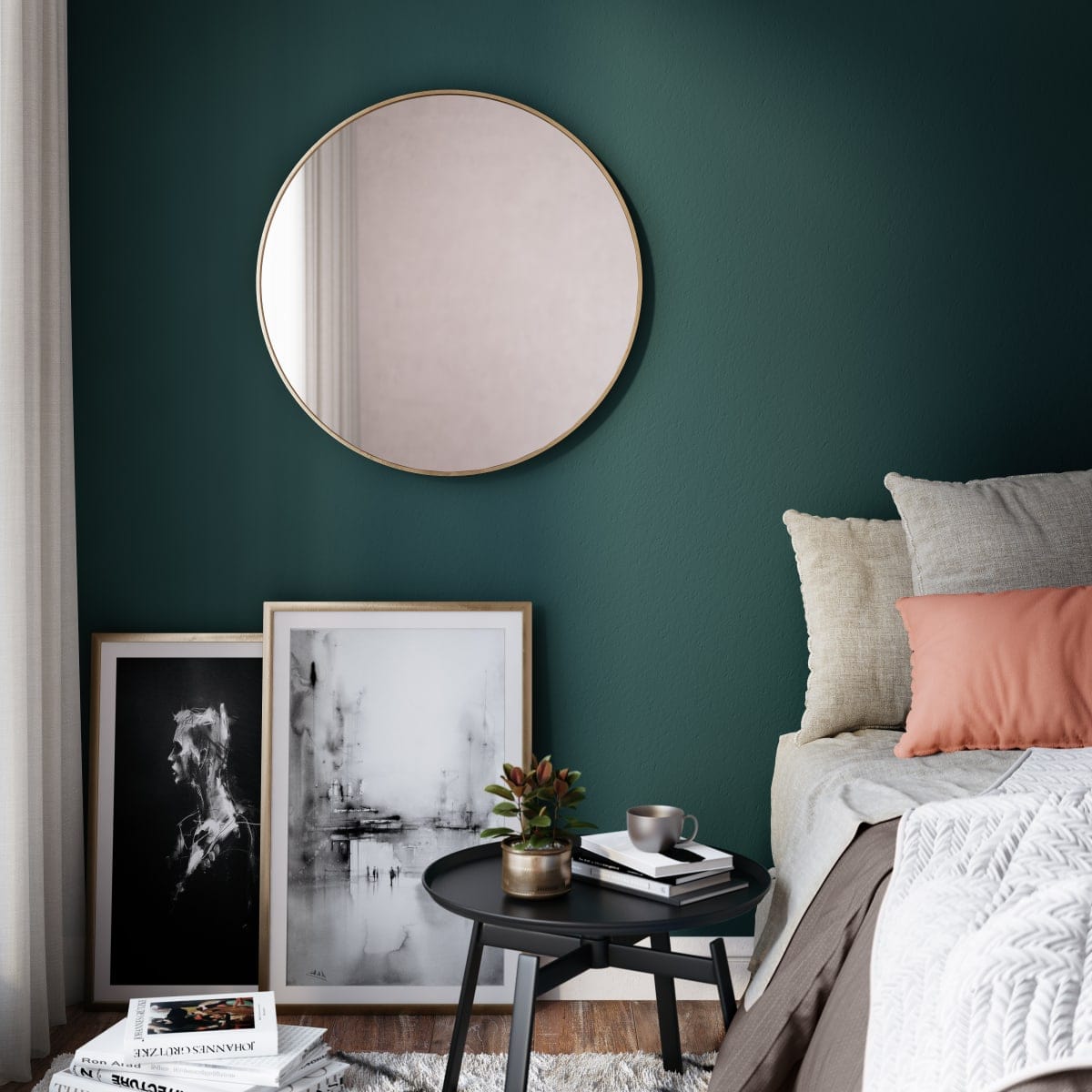 Bricocenter GLAM D60 GOLD METAL MIRROR