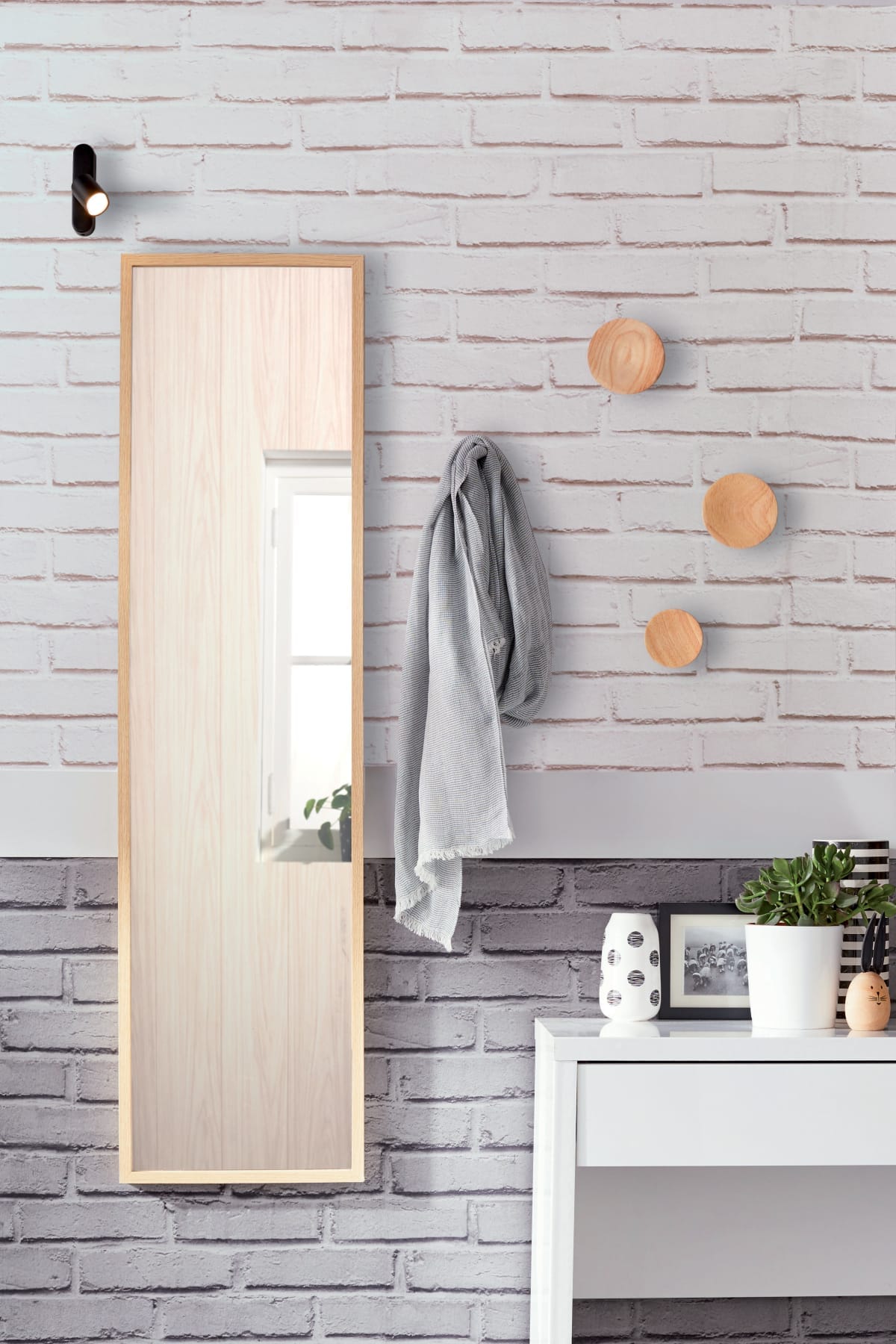 Bricocenter MILO BEECH MIRROR 30X120 CM