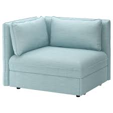 VALLENTUNA Cover for Backrest (80×80 cm), Hillared Light Blue