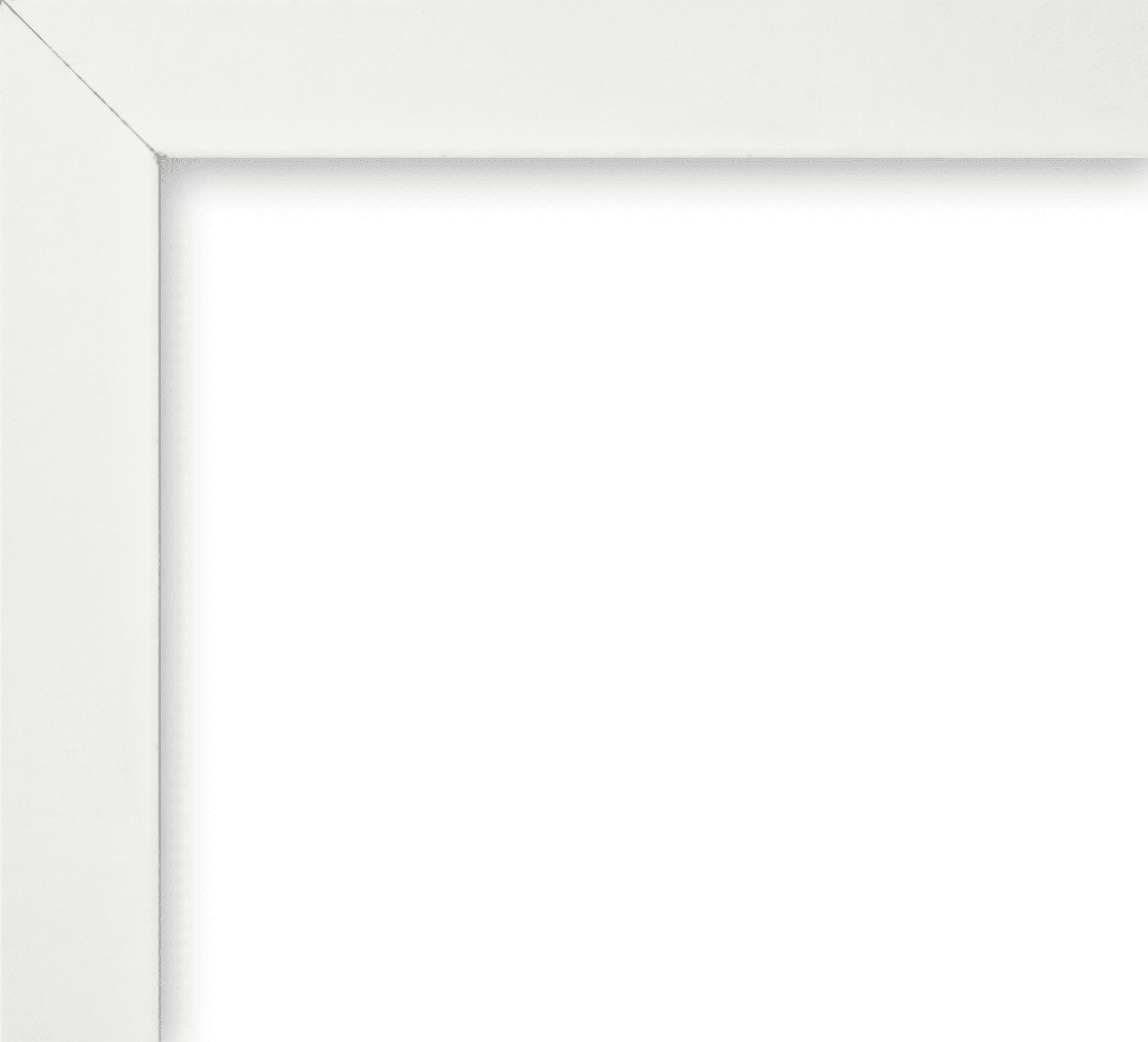 Milo white mirror, 30 x 120 cm